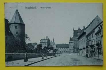 AK Ingolstadt / 1905 / Paradeplatz / Strassenansicht / Architektur